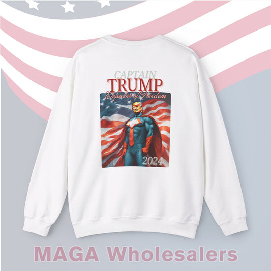 Captain Trump Heavy Blend™ Crewneck Sweatshirt